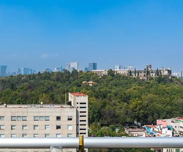 Departamento Con Mejores Vistas De La Ciudad En Condesa - Pool - Gym - Parking - Ac Apartment