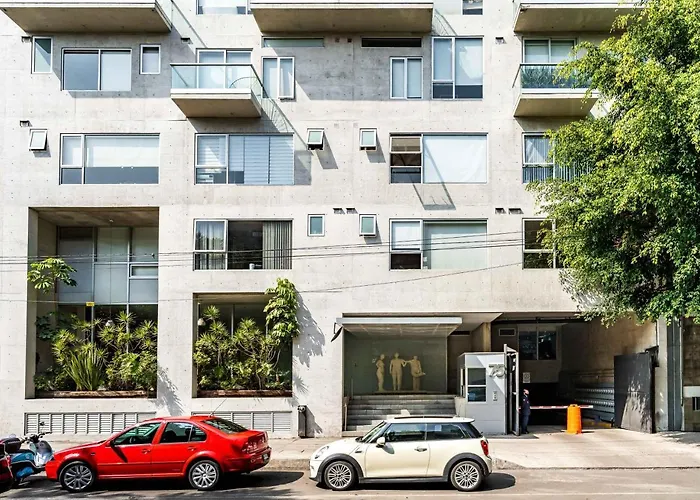 Departamento Con Mejores Vistas De La Ciudad En Condesa - Pool - Gym - Parking - Ac
